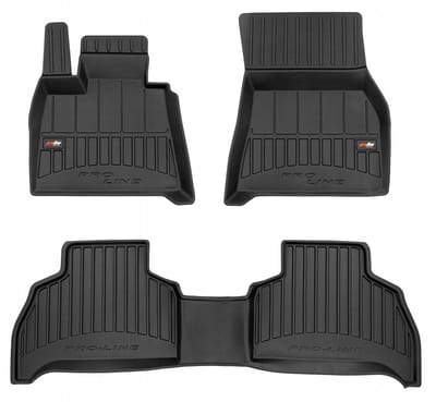 FROGUM 3D - Automatten Set - Perfecte Pasvorm - Geurloos TPE - 6 cm Opstaande Rand