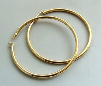 14 karaat Christian oorringen