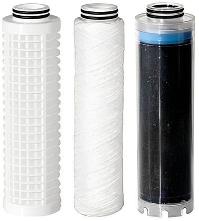 Vervangpatroon geschikt voor Honeywell - Braukmann - Resideo - FF60 triplex - vervangpatronen set regenwaterfilter - vervangfilterset