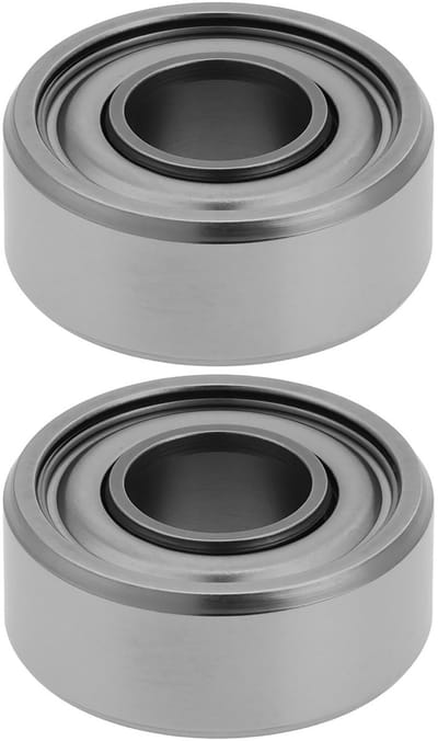 Dailygoods- Vissen Reel Lager - Roestvrij Staal - SMR104ZZ - 4x10x4mm - Compatibel met ABU 5500/6500 - Duurzaam - Corrosiebestendig - Rollager