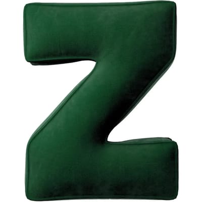 Kussen letter z Yellow Tipi Posh Velvet