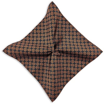 Sir Redman - Pochets - pochet Sottile Marine - zwart / blauw / oranje