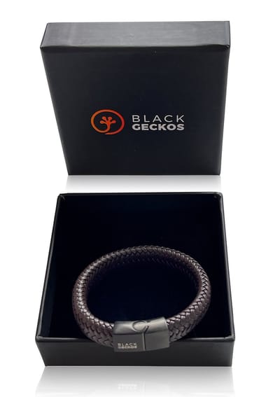 Black Geckos - Armband - Bruin - Tiener