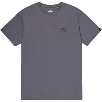 Alpha Industries T-shirt - Backprint T-Shirt - S tot XXL - voor Mannen - grijs