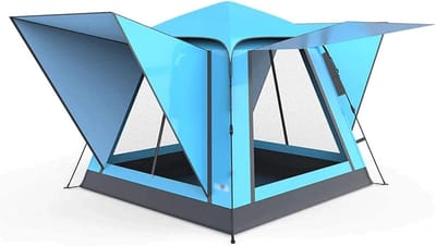 Kampeertent - Outdoor Tent Strandtent - Kamperen met familie - Automatisch opzetten - 4-6 personen - Niet gespecificeerd