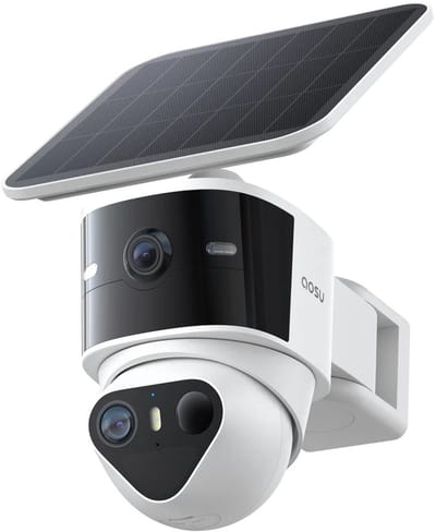 AOSU SolarCam T2 Pro - Beveiligingscamera 3K - Draadloos - Zonne-Energie - Full Colour Nachtzicht