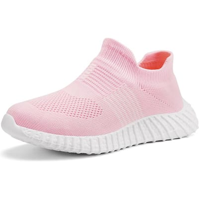 Kindersokkenschoenen Kindersneakers Ademend Mesh Sportschoenen Voor Jongens Meisjes School Casual Schoenen Zapatillas Infantiles 35 white