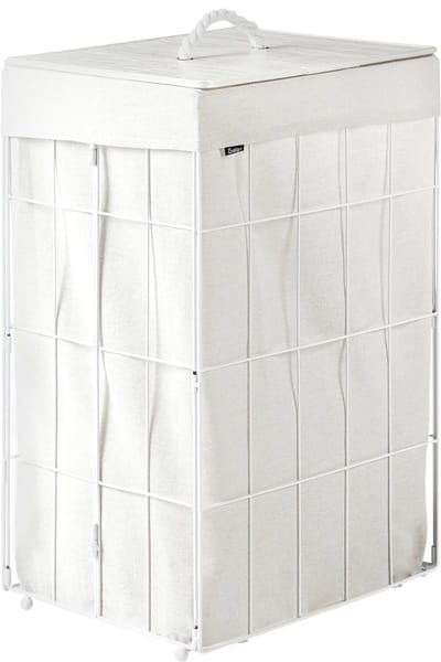 APOTERI - Wasmand - Wit - 41 cm - IJzer