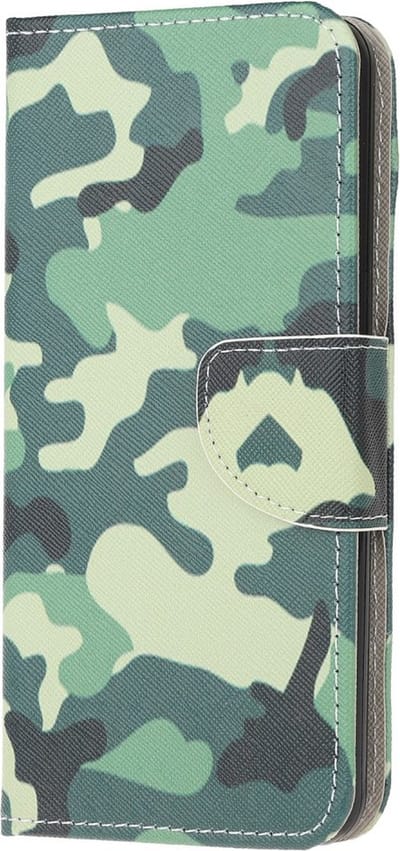 Coverup Hoesje - Geschikt voor Huawei P Smart (2020) Hoesje - Coverup Book Case - Camouflage