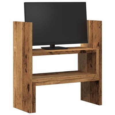 vidaXL - Bureau - organiser - 40x17x41 - cm - bewerkt - hout - oud - houtkleurig