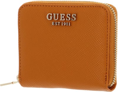 GUESS Portemonnee Laurel SLG Small Zip Around Wallet Pumpkin Oranje