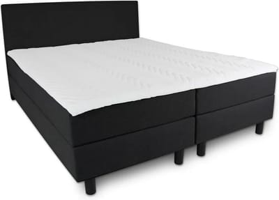 Boxspring Serenity - 70x200 Compleet - Zwart Glad - AVV Matrassen