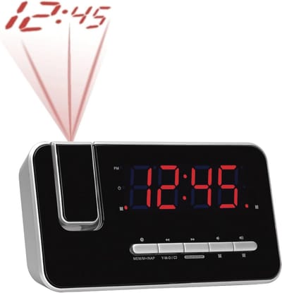Klokradio met Digitale FM-Tuner en Projectiefunctie