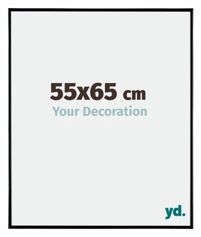 Your Decoration - Fotolijst 55x65 cm - Kunststof - Zwart Hoogglans - Evry