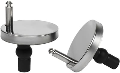 Jhubersproducts - Toiletzitting Scharnier Kit - RVS en Rubber - Universele Bevestiging - Duurzaam - Eenvoudige installatie - Geschikt voor de meeste t
