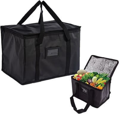 Thijox - Koeltas 70L, Opvouwbare Picknicktas, Herbruikbare Isolatietas, Lekvrij en Waterdicht, Draagbare Geïsoleerde Boodschappentas voor Outdoor, Rei