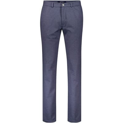 Gardeur Broek Tonic-4 Fine Allover Texture Pattern Marine / male