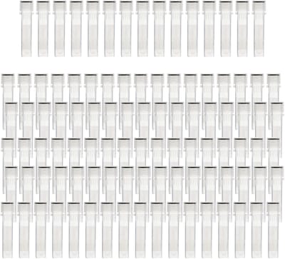 Dailygoods- Reageerbuisjes 100 stuks - 1,5 ml - Kunststof met deksel - Silicagelafdichting - Lekvrij - Duurzaam en bestand tegen lage temperaturen - Laboratoriumbuizen