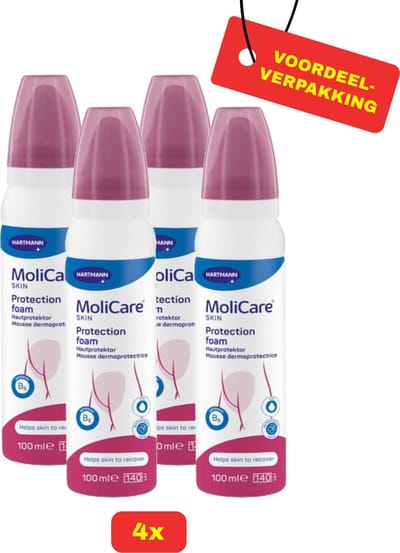 4X Molicare® Skin Protection Foam - 4 x 100ml - Voordeelverpakking!