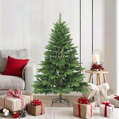 vidaXL Kunstmatige Inklapbare Kerstboom Groen 150 cm PVC, PE en staal
