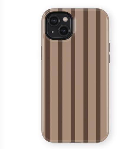 DripCase Gestreept Hoesje geschikt voor iPhone 14 Plus | Backcover met Mag | Stripes Motief | Trendy Case geschikt voor iPhone 14 Plus met Strepen Truffle Touch