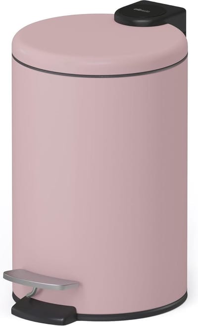 Prullenbak Roestvrij Stalen Pedaalemmer - Softclose Mechanisme - Roze - 3 Liter