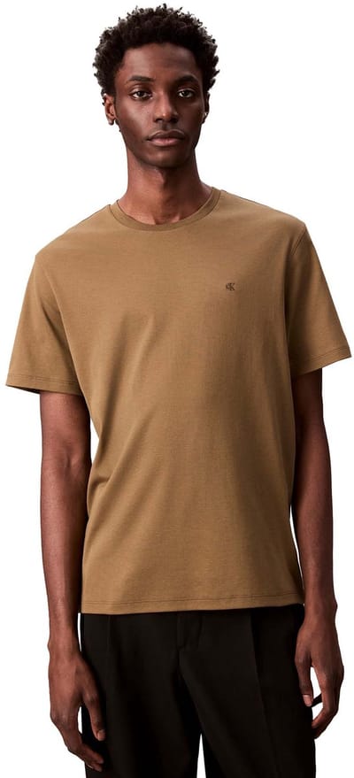 T-Shirt Calvin Klein Ss Supima Chest Emb - Fashion Wear - Volwassen
