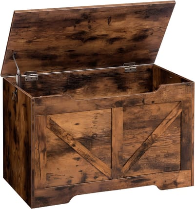 SP® Speelgoedkist - Tot 100kg - Opbergkist - Speelgoedkast - Bruin - 75cm x 40cm x 51cm