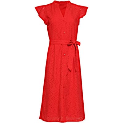 Smashed Lemon jurk 26135 - Red