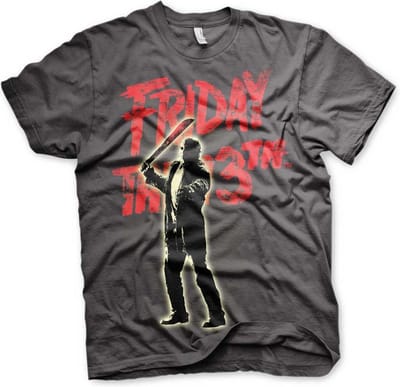 Friday The 13th Heren Tshirt -S- Jason Voorhees Grijs