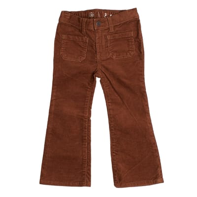 Corduroy flare broek 430268 voor meisjes