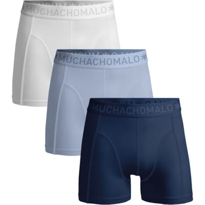 Muchachomalo Heren Boxershorts - 3 Pack - 95% Katoen - Ademend - Onderbroeken Heren - Normale Lengte