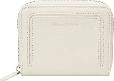 Marc O'Polo Portemonnee Zip Wallet Natural Cotton Crème