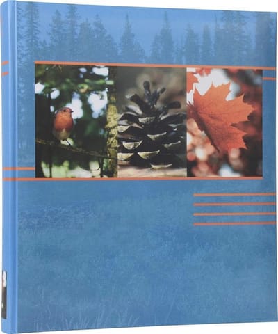 Fotoalbum voor 400 foto's - Modern Blauw 29 x 33 cm - 80 pagina's