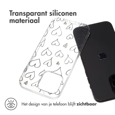 imoshion Design hoesje voor de Apple iPhone 15 Pro Max - Hearts