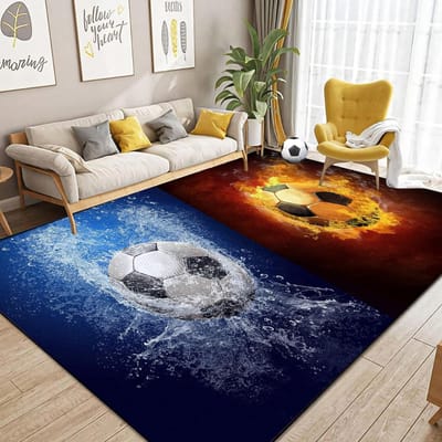 YOR® Voetbalmat - Dribbelmat - Voetbal Tapijt - 120x100x3cm - Veelkleurig - 120cm x 100cm x 3cm