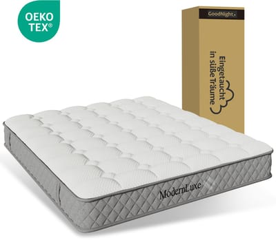Orthopedisch Matras 90x200 - 7-Zones Pocketvering - Koudschuimmatras - H3 Middelhard - Ademend - Slaapkamer - 90x200x20 cm - Wit