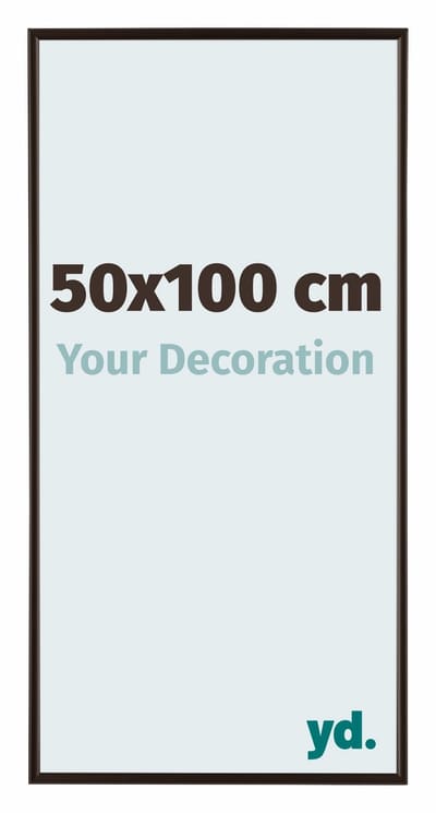 Your Decoration - Fotolijst 50x100 cm - Kunststof - Antraciet - Evry