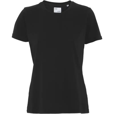 Dames-T-shirt Colorful Standard Light Organic deep black