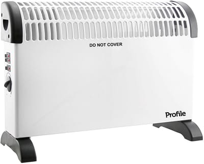 Profile Mistral Elektrische Convectorkachel 750W-1250W-2000W - Met Thermostaat - Voor Ruimtes tot 25 m²