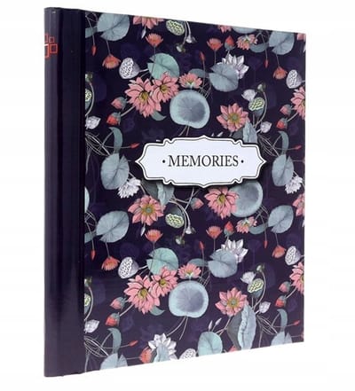 Zelfklevend Fotoalbum met Bloemenprint - 60 Pagina's