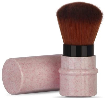 JHUBERS- Make-upborstel Intrekbaar - Kabuki Borstel - Draagbare Make-upborstel - Poeder/Blush/Bronzer - Luxe Design - Zacht Nylon Haar