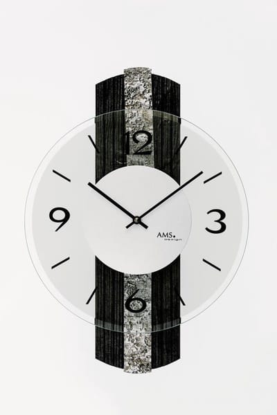 AMS wandklok Quartz uurwerk 9676