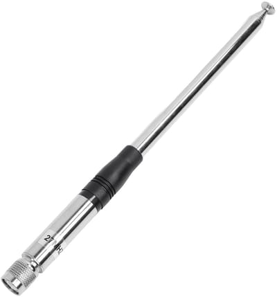 Dailygoods- CB-radioantenne Verstelbaar telescopisch design - TNC-connector - 27 MHz - Draagbaar - Omnidirectionele dekking - Maximaal ingangsvermogen 20 W - Antenne