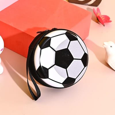 Creatieve Portemonnee met Balpatroon voor Klein Cadeau Mode Kleingeldbeursjes Mini Portemonnees Rits Opbergdoos