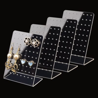 Allecto - Oorbellenstandaard - Sieraden Organizer - Praktisch en stijlvol - Hoogwaardige afwerking - Showroom kwaliteit - Geschikt voor shops en ju..
