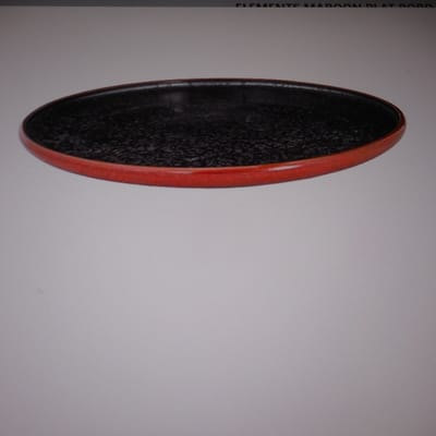 Elements Maroon Plat Bord D27cm