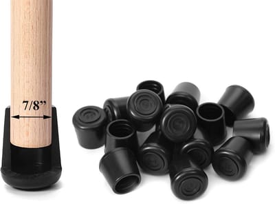 Antislip Rubberen Stoelpootdoppen Rond - Vloerbeschermers voor Stoelpoten (64 Stuks)