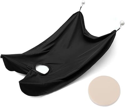 2Pcs Baard Covers Baard Protector Baard Bib Guard Bandana Mannen Gezichtshaar Bib Motorkap Guard Opslag Cover