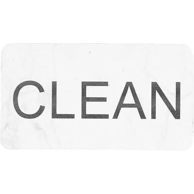 Vaatwasser Magneet Dubbelzijdig Schoon Vuil Woord Magneet Waterdicht Krasbestendig DIY Koelkastmagneet voor Keuken Marmer gray